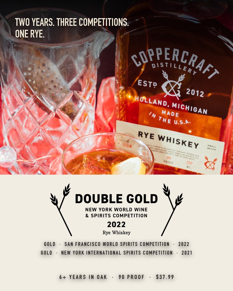 Two years. Three competitions. One rye.